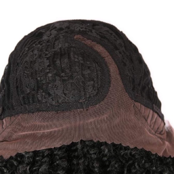 ? Pamela BLACK AFRO KINKY CURLY LACE FRONT WIG? main image 5